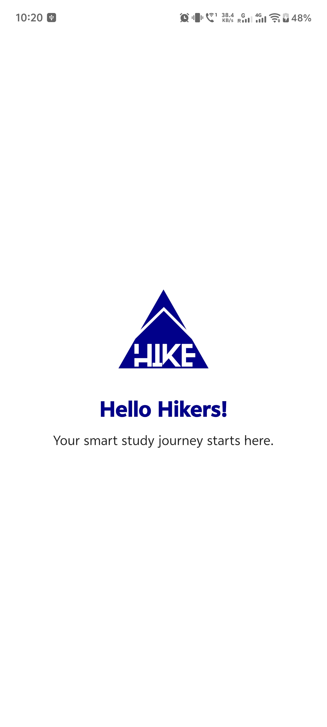 Hike Study phone entrance preview